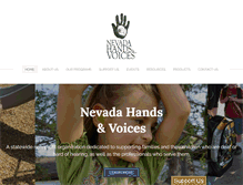 Tablet Screenshot of nvhandsandvoices.org